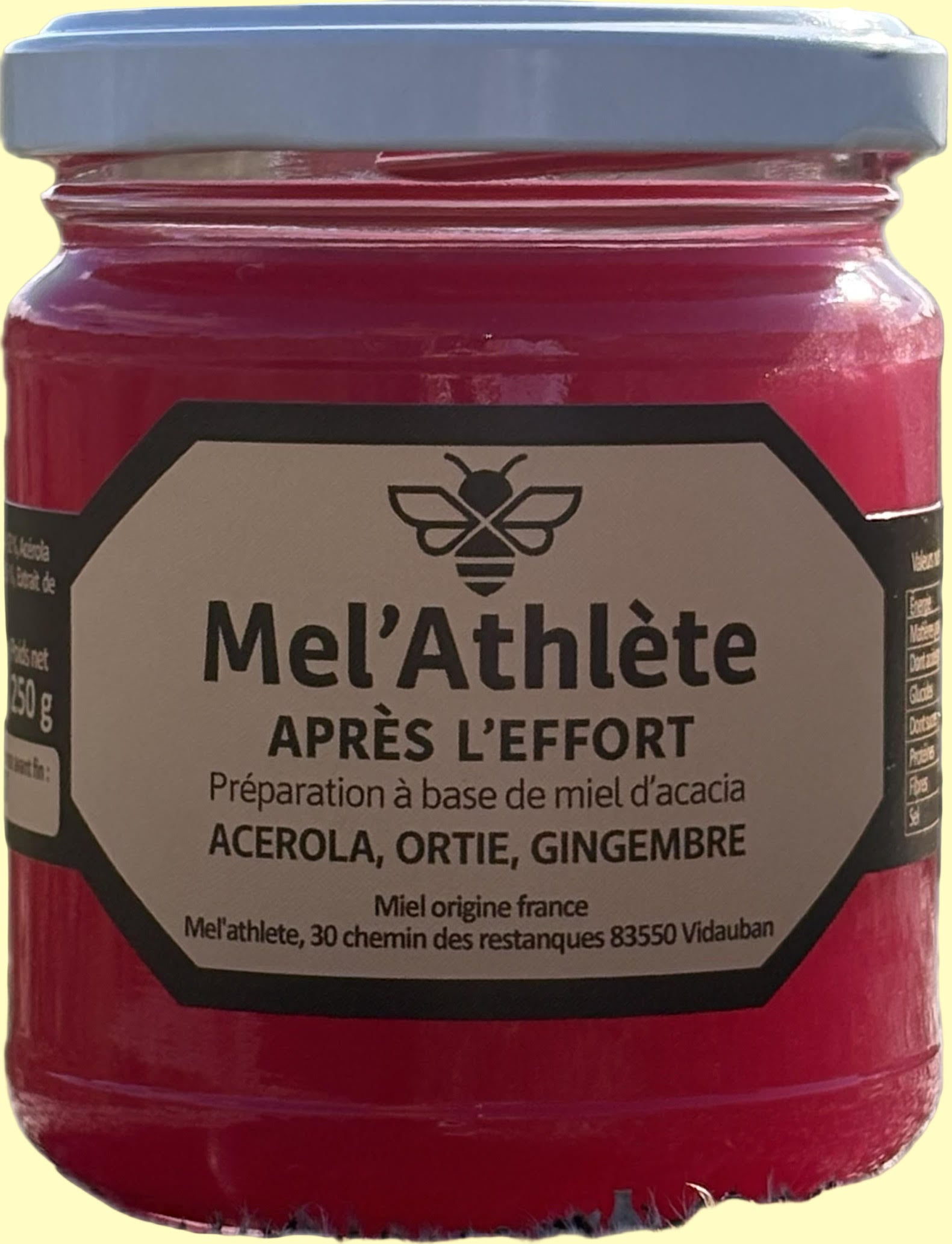 Préparation au miel après l’effort 250g